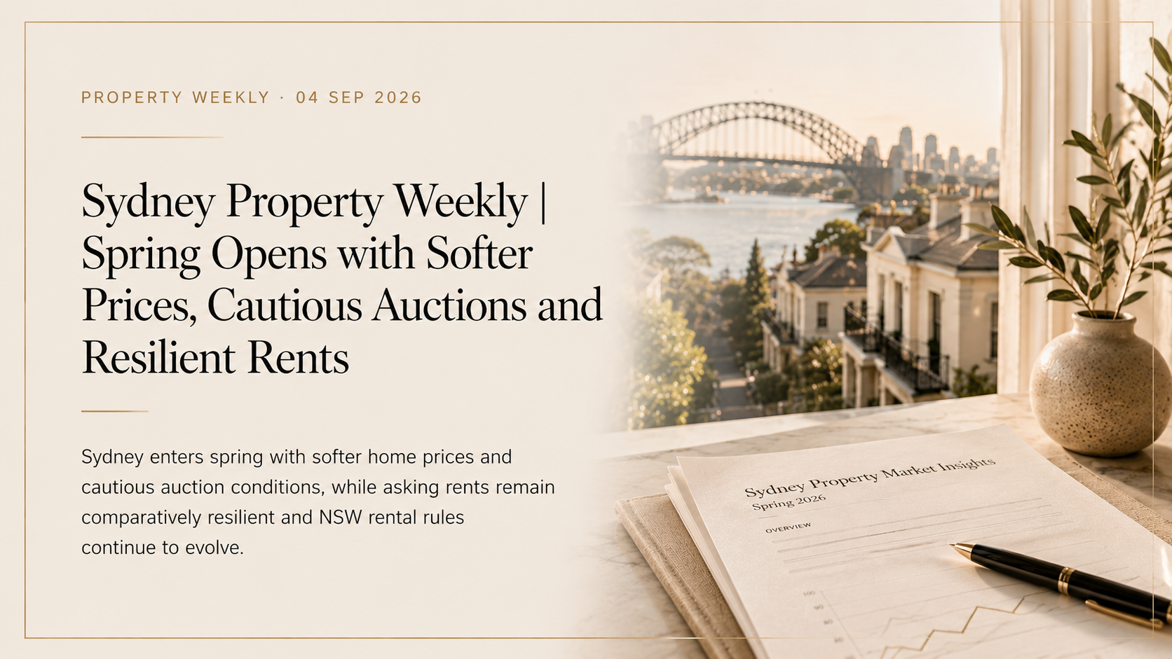 Sydney Property Weekly spring 2026 market update – Dux Properties Insights