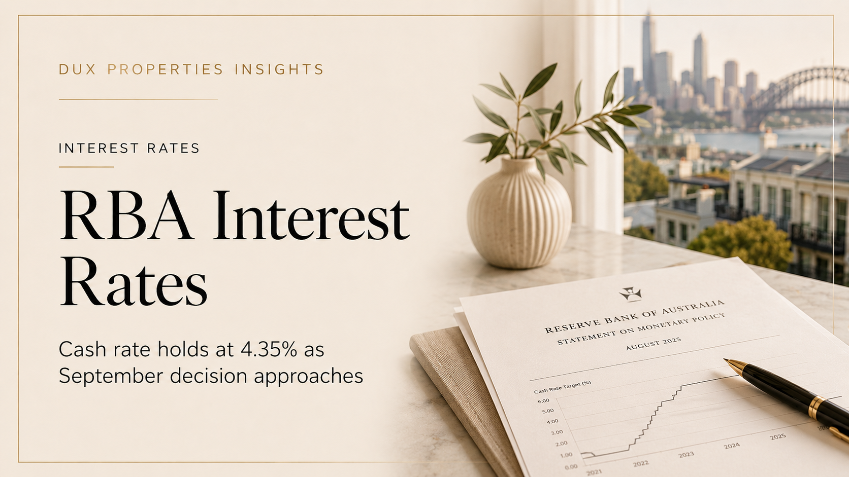 RBA interest rates and Sydney property market – Dux Properties Insights